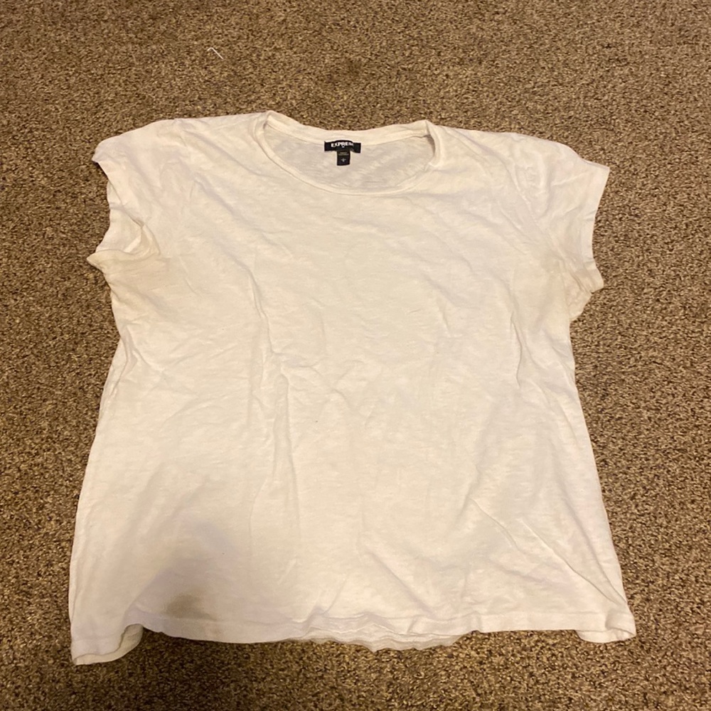 White Express Tee Size M